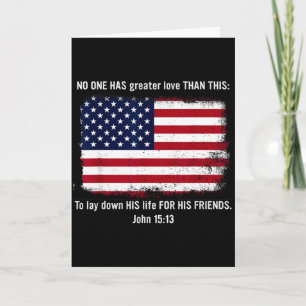 Hat größere Liebe als diese, sein Leben zu opfern  Karte
