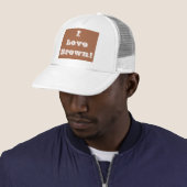 Hat I Liebe Brown Truckerkappe (Beispiel)
