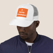 Hat I Liebe Orange Truckerkappe (Beispiel)
