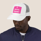 Hat I Liebe Pink Truckerkappe (Beispiel)