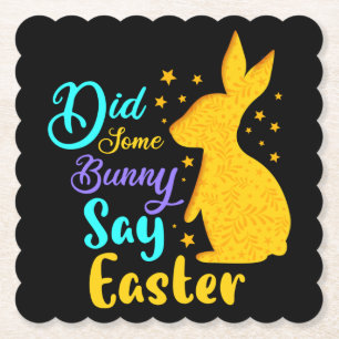 Hat irgendein Häschen Ostern gesagt Untersetzer