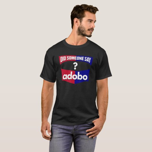 Hat jemand Adobo Liebe gesagt Filipino Disc Count T-Shirt (Vorne ganz)