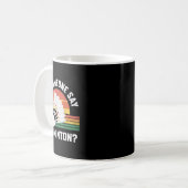 Hat jemand Badminton Funny Shuttle gesagt? Kaffeetasse (Vorderseite Links)