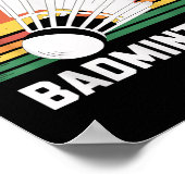 Hat jemand Badminton Funny Shuttle gesagt? Poster (Ecke)