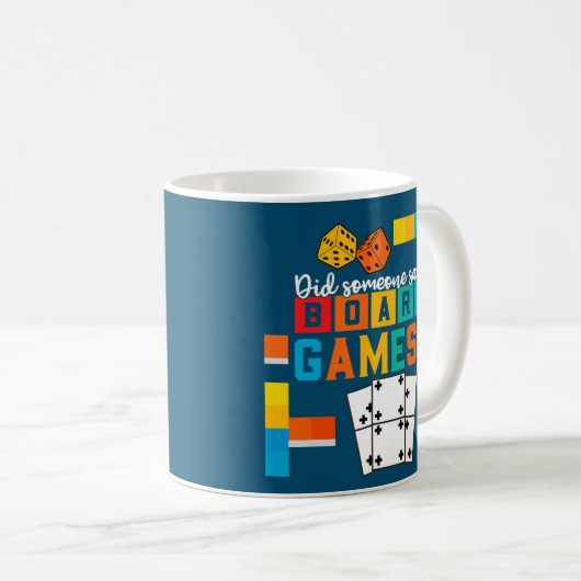 Hat jemand Brettspiele gespielt und das Funny Boar Kaffeetasse (VorderseiteRechts)