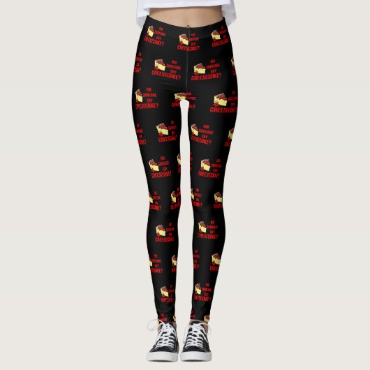 Hat jemand Cheesecake gesagt? Leggings (Vorderseite)