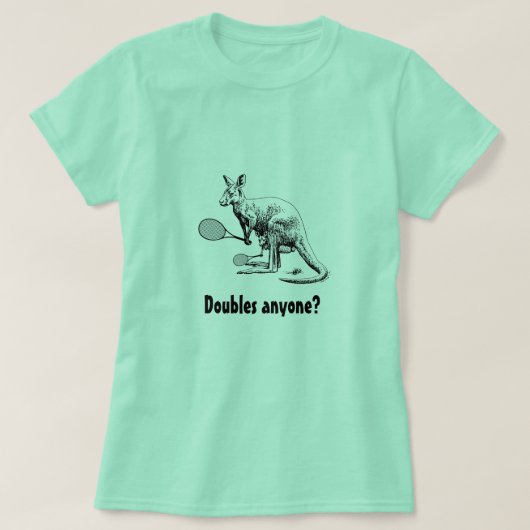 Hat jemand eine Verdoppelt? Kangaroo Tennis T-Shirt (Design vorne)