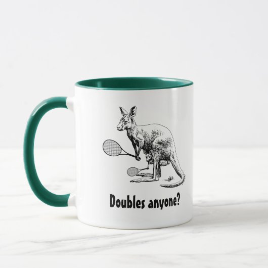 Hat jemand eine Verdoppelt? Kangaroo Tennis Tasse (Links)