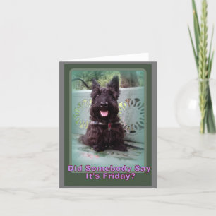 Hat jemand Freitag gesagt? Dankeskarte