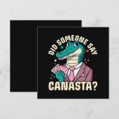 Hat jemand gesagt Canasta Einladung (Vorne/Hinten)