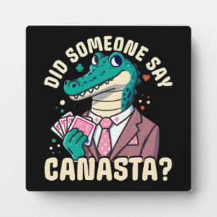 Hat jemand gesagt Canasta Fotoplatte