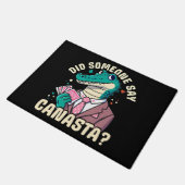 Hat jemand gesagt Canasta Fußmatte (Schrägansicht)