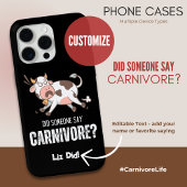 Hat jemand gesagt, Carnivore Funny Meat Lover Case-Mate iPhone Hülle