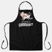 Hat jemand gesagt, Carnivore Funny Meat Lover Schürze (Vorderseite)