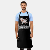 Hat jemand gesagt, Carnivore Funny Meat Lover Schürze (Getragen)