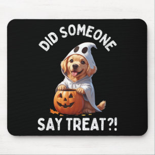 Hat jemand gesagt, Leckerei Niedlich Halloween Gho Mousepad
