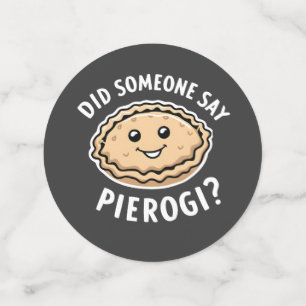 Hat jemand gesagt, Pierogi Polnisch Gericht? Konfetti