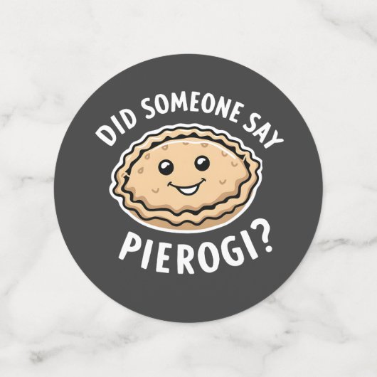 Hat jemand gesagt, Pierogi Polnisch Gericht? Konfetti (Mittel Vorderseite)