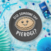 Hat jemand gesagt, Pierogi Polnisch Gericht? Pappteller (Party)