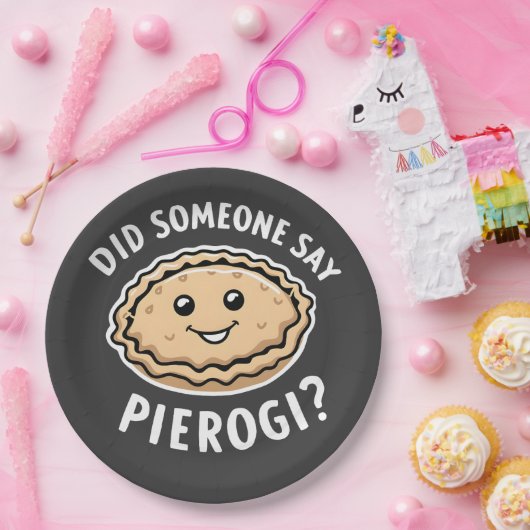 Hat jemand gesagt, Pierogi Polnisch Gericht? Pappteller (Party)