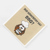 Hat jemand GRILLEN gesagt? Funny GRILLEN Paper Nap Serviette (Ecke)
