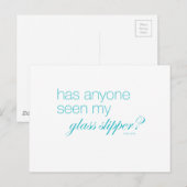 Hat jemand meinen Glasschleifer gesehen? Postkarte (Vorne/Hinten)