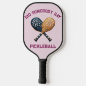 Hat jemand Pickleball gesagt? Pickleball Schläger (Rückseite)