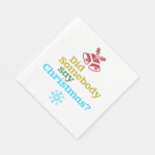 Hat jemand Weihnachten gesagt? Serviette (Ecke)