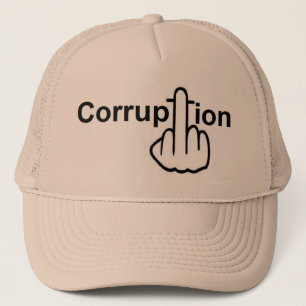 Hat Korruption Sind zum Kotzen Truckerkappe