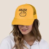 Hat Missbrauch ist schrecklich Truckerkappe (Beispiel)