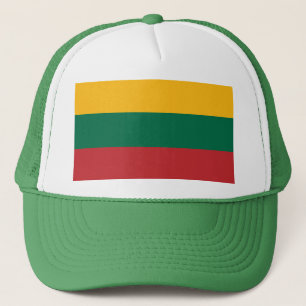 Hat mit der Flagge Litauens Truckerkappe