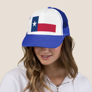 Hat mit Flag Texas Staat - USA Truckerkappe