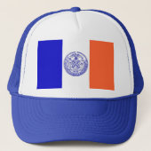 Hat mit Flag von New York City - USA Truckerkappe (Vorderseite)