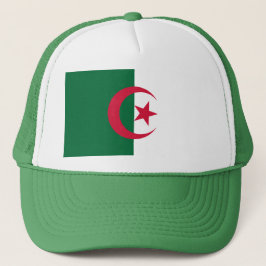 Hat mit Flagge Algeriens Truckerkappe