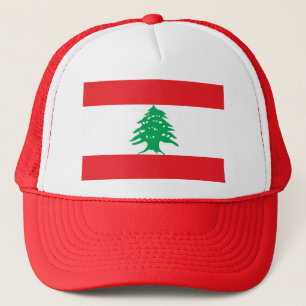 Hat mit Flagge des Libanon Truckerkappe