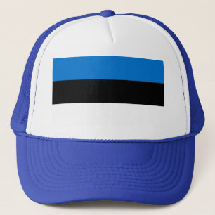 Hat mit Flagge Estlands Truckerkappe