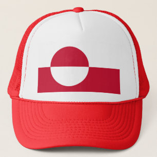 Hat mit Flagge Grönlands Truckerkappe