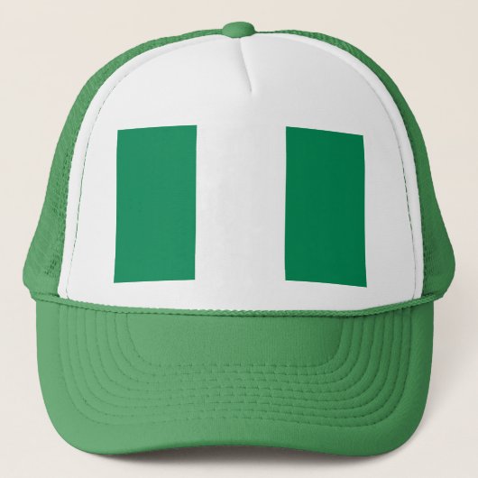 Hat mit Flagge Nigerias Truckerkappe (Vorderseite)