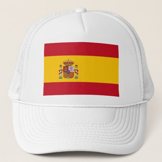 Hat mit Flagge Spaniens Truckerkappe (Vorderseite)