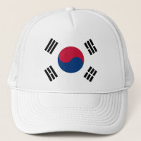 Hat mit Flagge Südkoreas