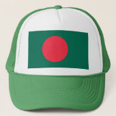 Hat mit Flagge von Bangladesch Truckerkappe (Vorderseite)