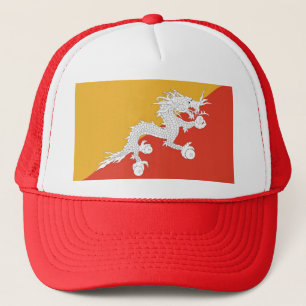 Hat mit Flagge von Bhutan Truckerkappe
