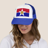 Hat mit Flagge von Dallas, Texas, USA Truckerkappe (Beispiel)
