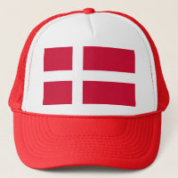 Hat mit Flagge von Dänemark