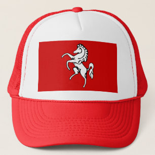 Hat mit Flagge von Kent, England Truckerkappe