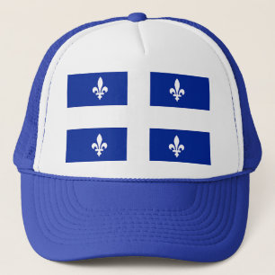 Hat mit Flagge von Quebec, Kanada Truckerkappe