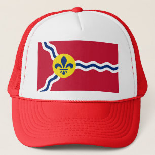 Hat mit Flagge von St. Louis, Missouri Truckerkappe