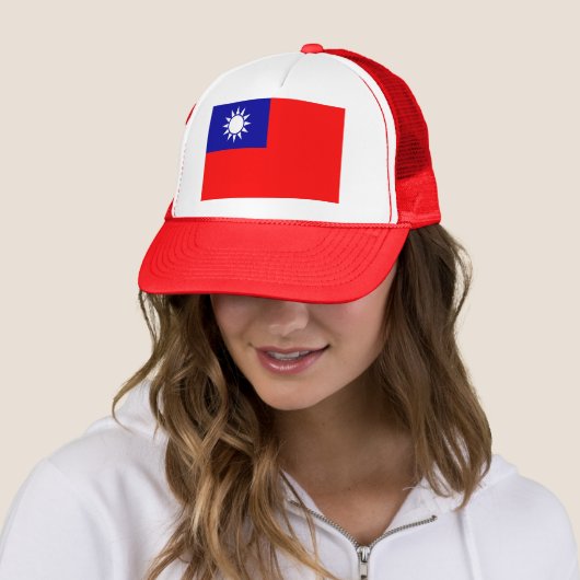 Hat mit Flagge von Taiwan Truckerkappe (Beispiel)