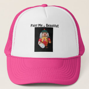Hat mit Künstler Truckerkappe