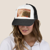 Hat mit Santa Ho Ho Truckerkappe (Beispiel)